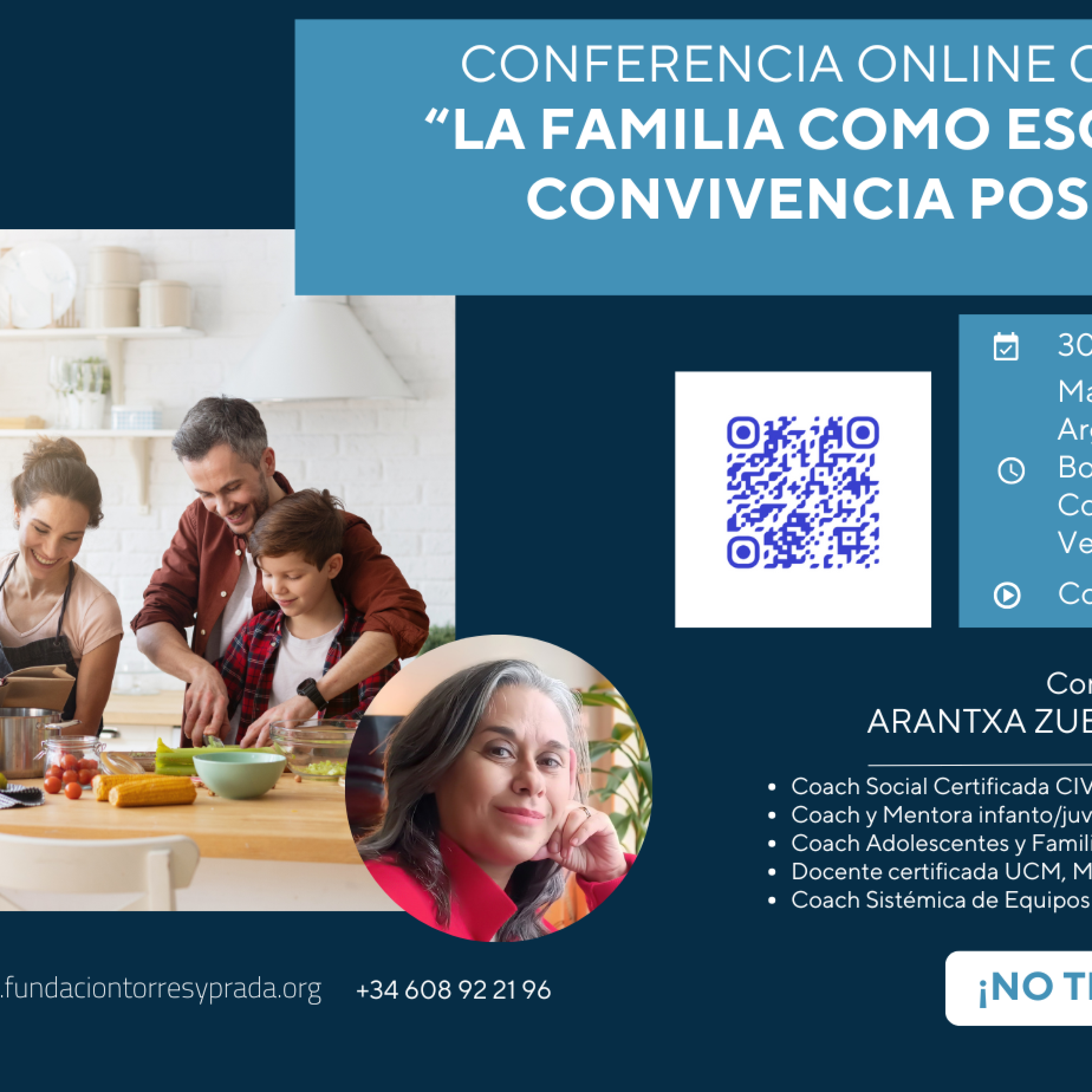 Conferencia online gratuita: “La Familia como Escuela de Convivencia Positiva”